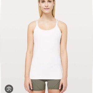 lululemon athletica White Tank Top